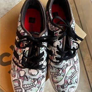 Adidas Multicolor Skull Graphic Sneakers